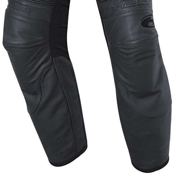 Held Turn Leather Sports Motorcycle Motorbike Pants Trousers Jeans - Black