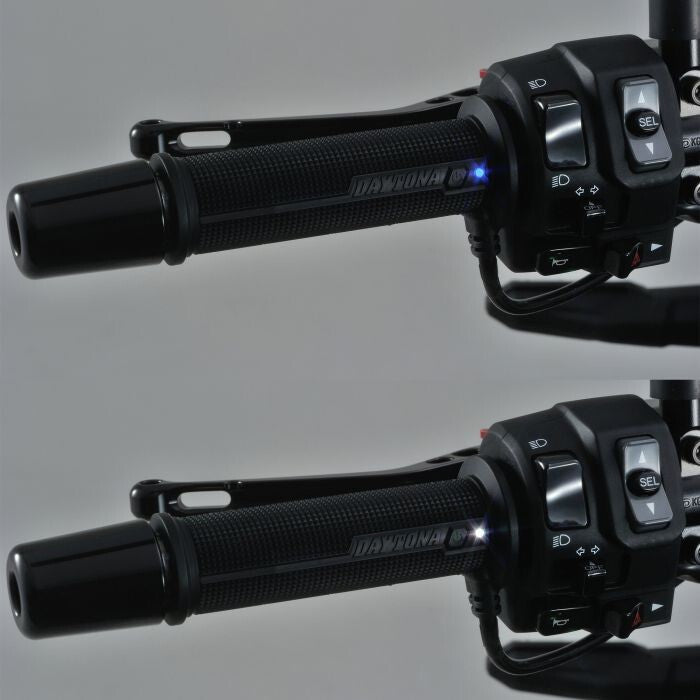 Daytona Motorcycle Intelligent Heated Grips 22mm Integrated Controller 88640