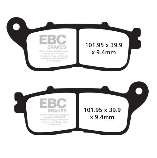 Armstrong HH Brake Pads - PAD320626 - FA636 Equivalent - Honda Models