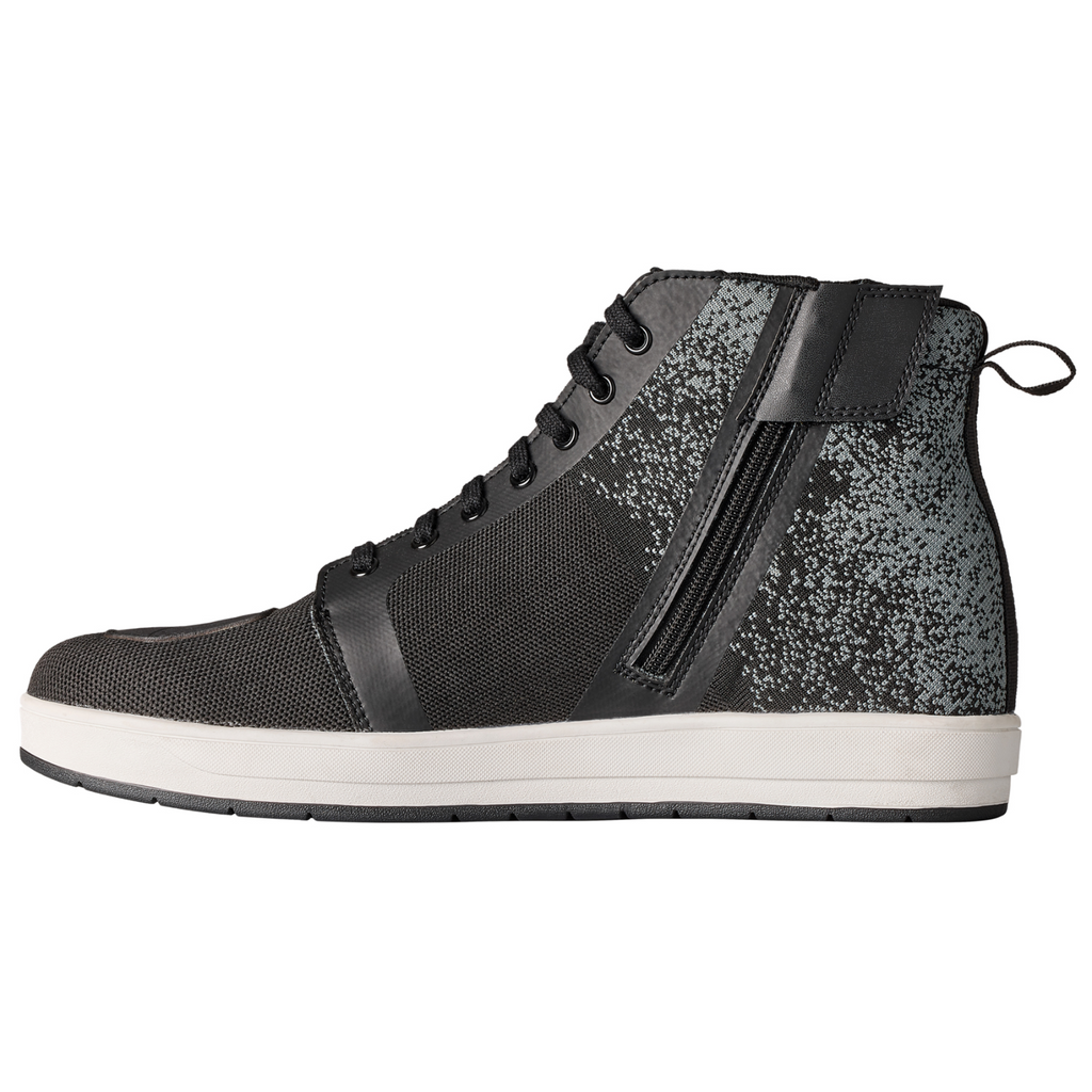 RST Urban-K CE Motorcycle Motorbike Hi Top Trainer Shoe Boot - Black Grey