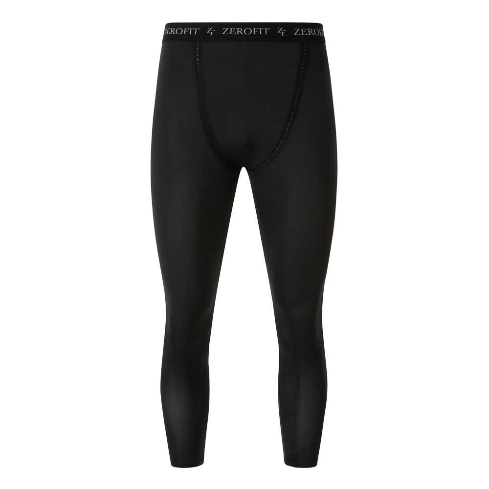 ZeroFit IceSkin Cooling Wicking Baselayer Pants Leggings - Black