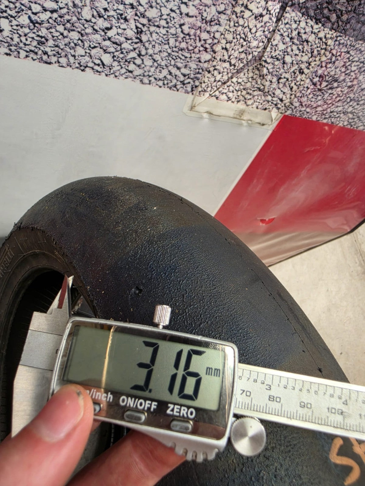 Pirelli Diablo Superbike SC1 125/70-17 Used BSB Scrub Motorcycle Tyre - SF5
