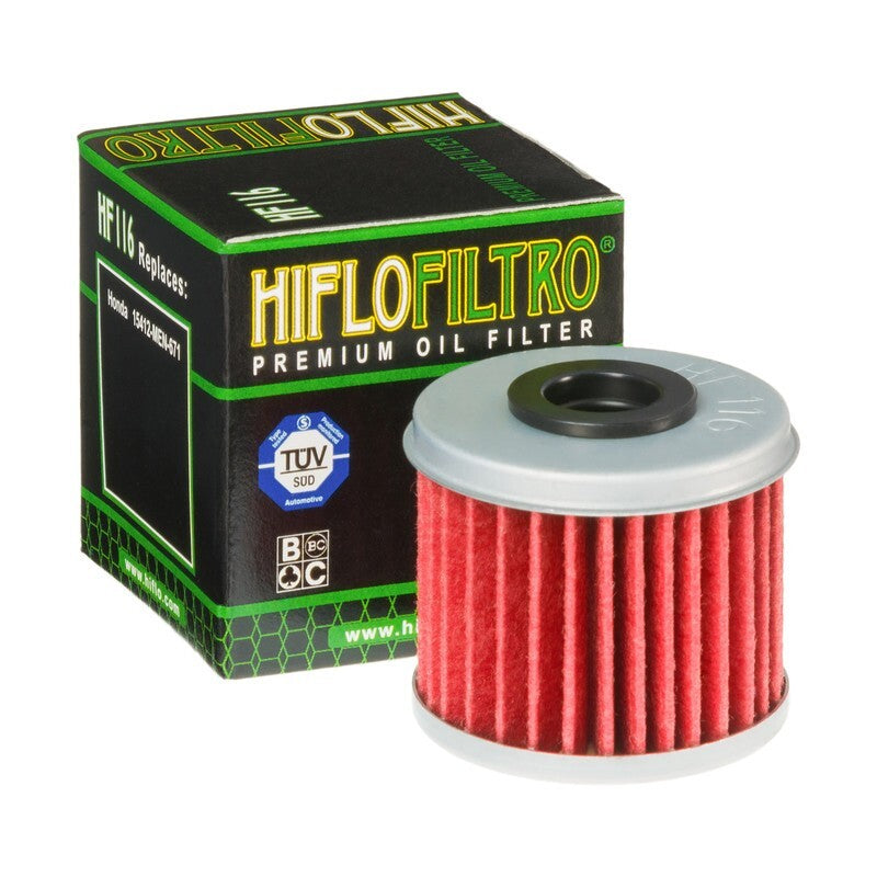 Hiflo Filtro HF116 Motorcycle Motorbike Oil Filter Replaces Honda Husqvarna