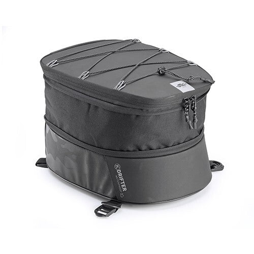 Kappa Motorcycle 9 Litre Drifter Universal Waterproof Saddle Bag Black  - DR02