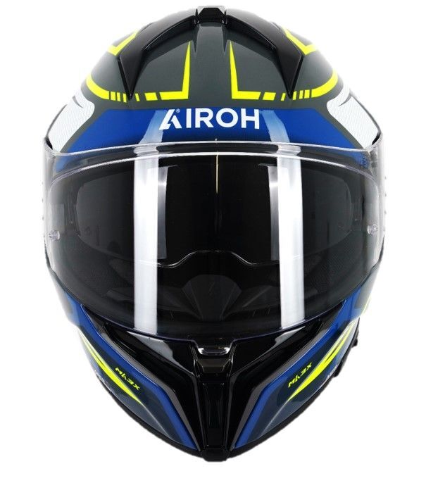 Airoh Matryx Full Face ECE2206 Motorcycle Motorbike Helmet Scope  Blue Gloss