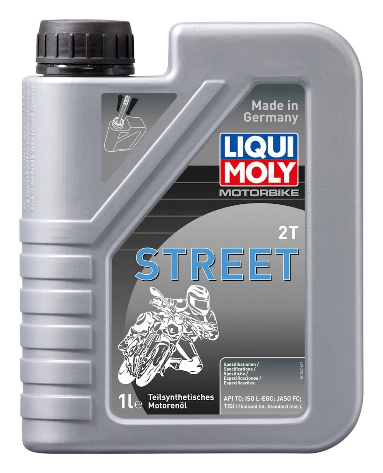 Liqui Moly 2T Semi Synthetic Street 2 Stroke Motorcycle Motorbike Oil 1L