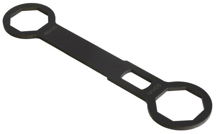Motorcycle Fork Cap Wrench 46mm - 50mm Dual Ended Fork Cap Remover - TLSFKW50