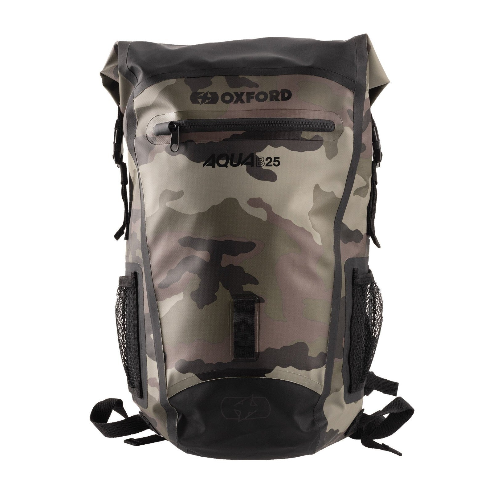 Oxford Aqua B25 Hydro Waterproof 25 Litre Motorcycle Motorbike Back Pack Camo