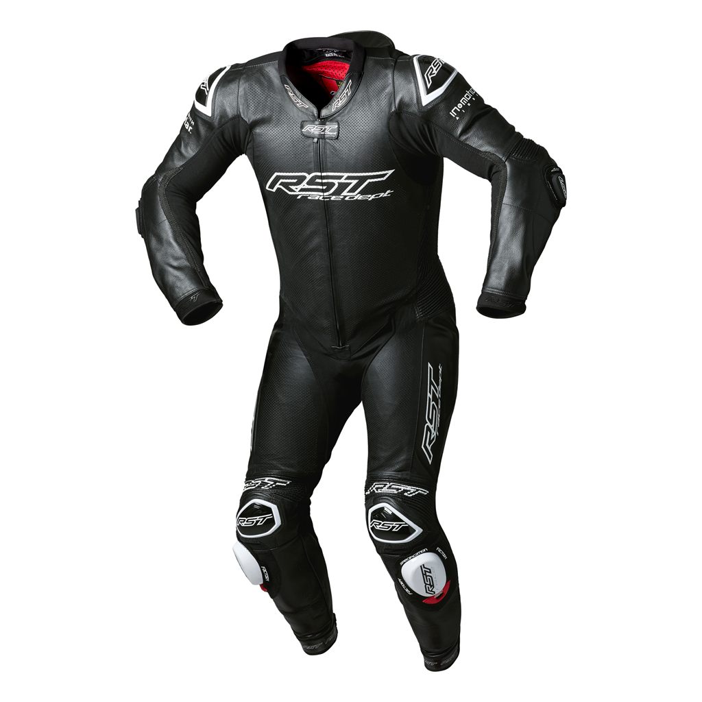 RST V4.1 Evo Kangaroo Leather Airbag Race Mens Motorcycle Motorbike Leather Suit