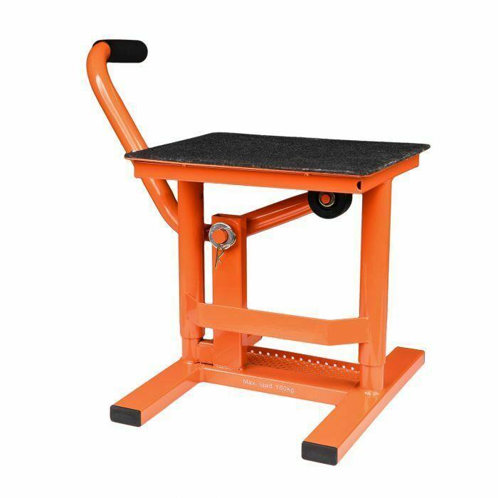 BikeTek MX Off Road Enduro Motorcycle Motorbike Lift Comp Stand - Orange