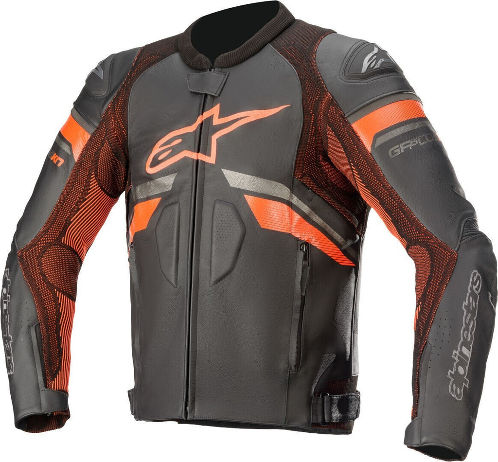 Alpinestars GP Plus R V3 Rideknit Motorcycle Motorbike Leather Jacket - EU58