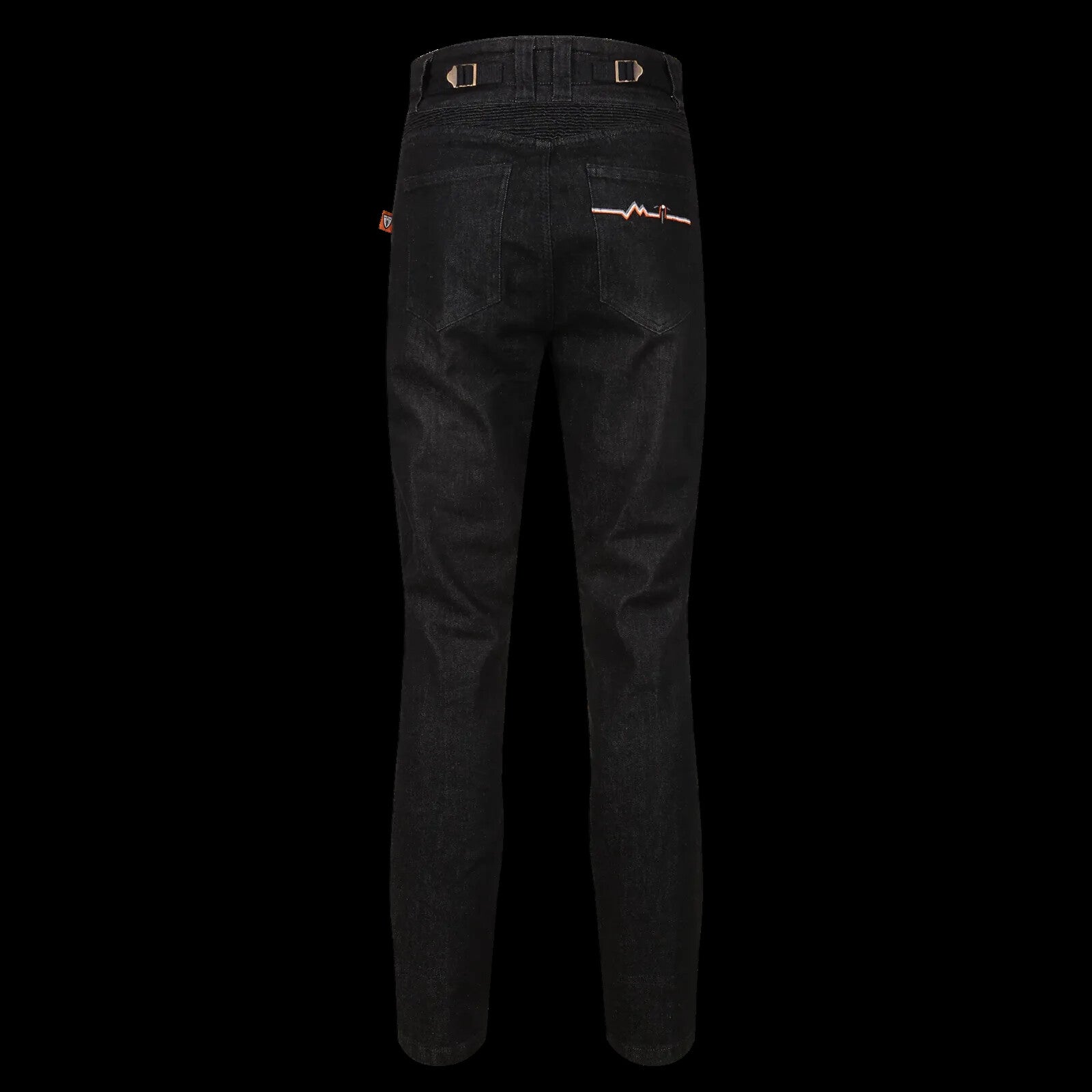 Moto Girl Ellie Ladies Single Layer Armoured Motorcycle Motorbike Black Jeans