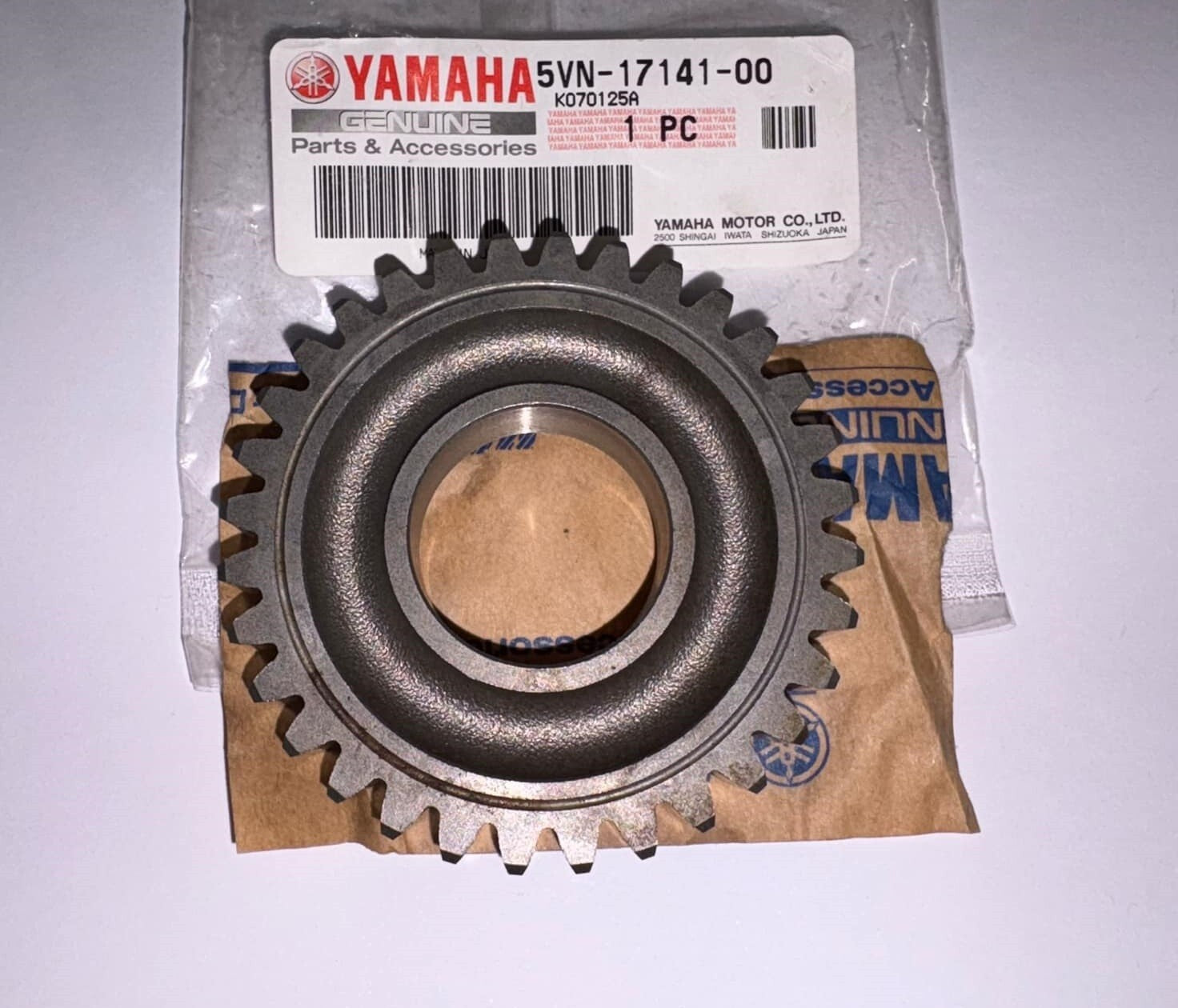 Genuine Yamaha XV1700, XV1600, XVZ1300 4th Pinion Gear (32T) - 5VN-17141-00