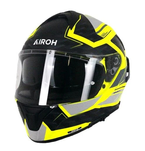 Airoh Spark 2 Chrono Full Face ECE2206 Motorcycle Motorbike Helmet Yellow/Black