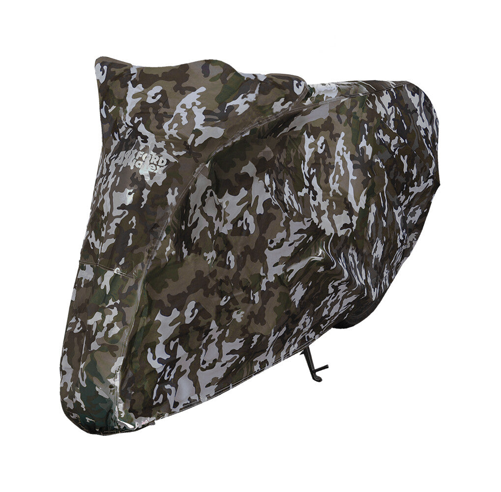 Oxford Aquatex Motorcycle Scooter Waterproof Cover Camo Medium CV212