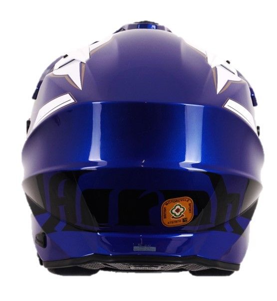 Airoh Commander 2 Adventure ECE 22.06 Carbon Motorcycle Helmet Reveal Blue Gloss