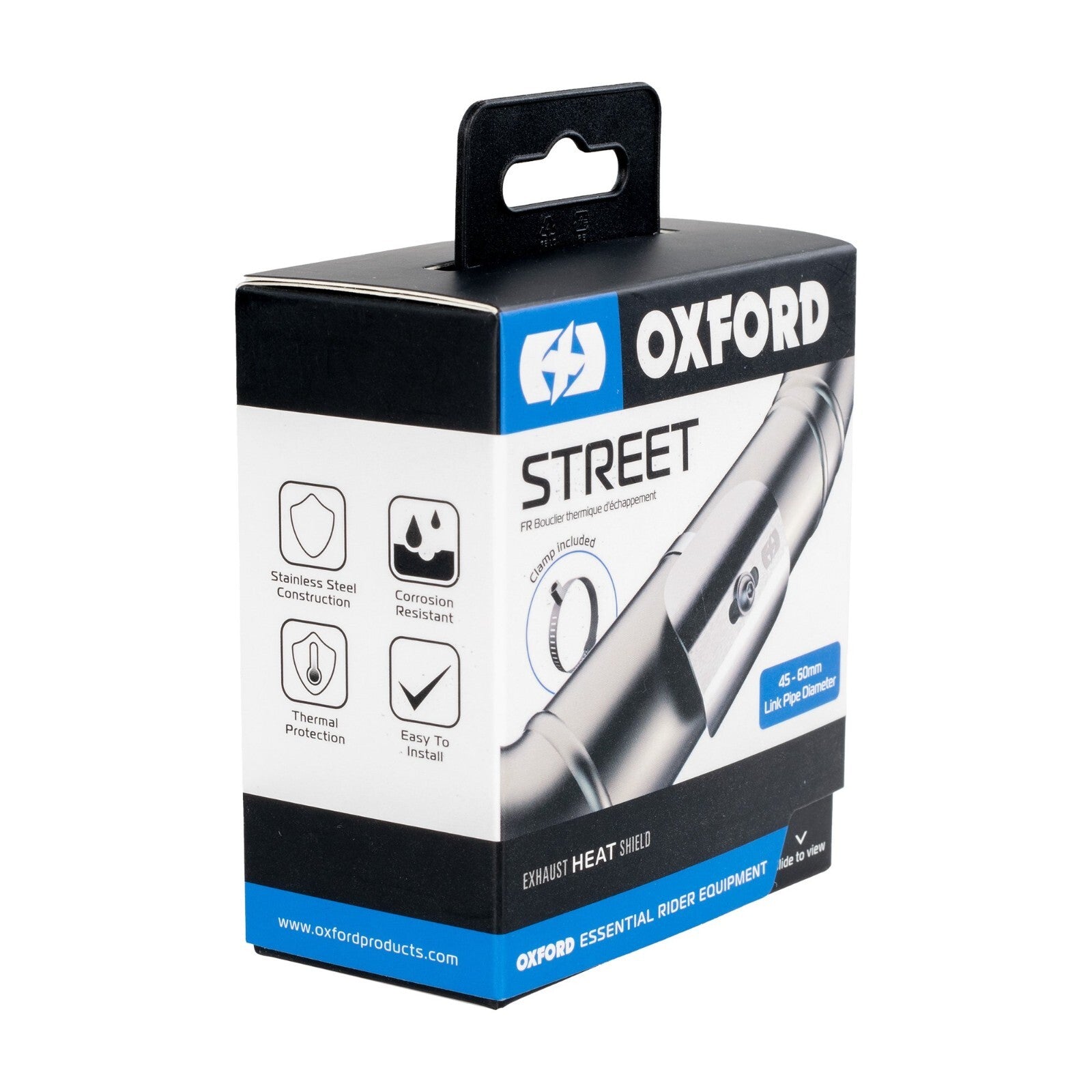 Oxford Street Style Universal Motorcycle Motorbike Exhaust Heat Shield OX880