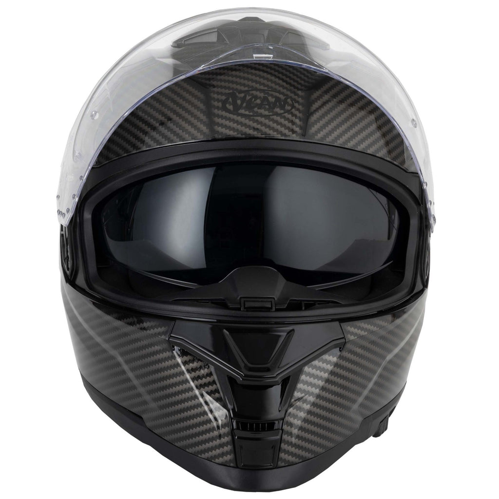 Vcan H162 X-Zero Black ECE2206 ACU Gold Motorcycle Motorbike Full Face Helmet
