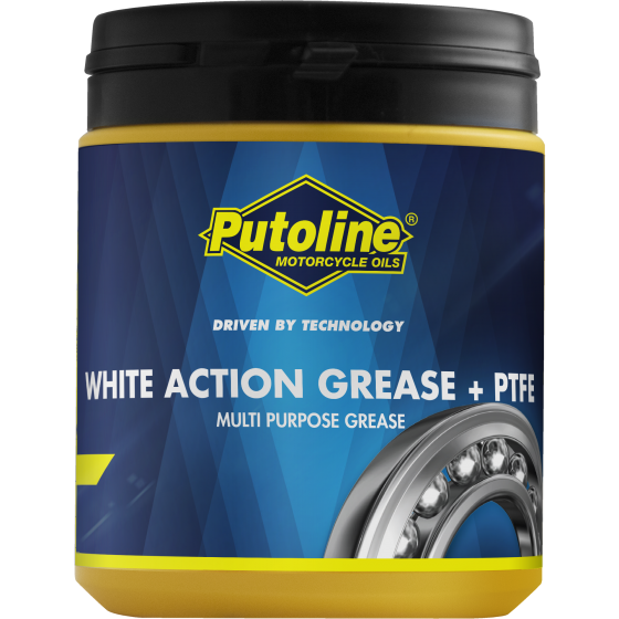 Putoline Motorcycle White Action Grease + PTFE Lithium Complex 600 Grams - 73611