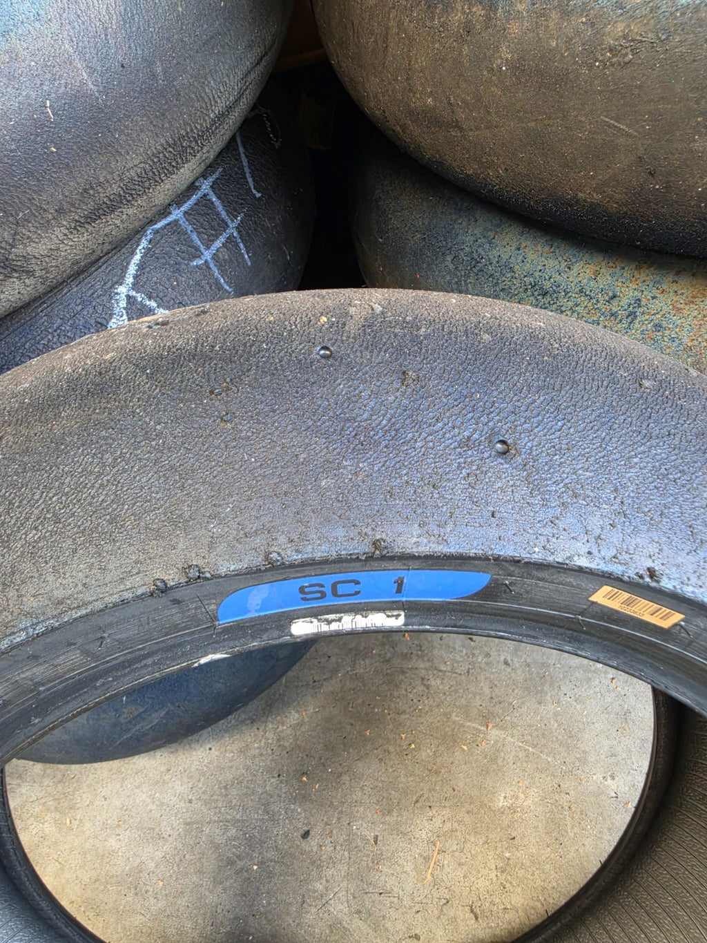 Pirelli Diablo Superbike SC1 200/60-17 Used BSB Scrub Motorcycle Tyre - RS5