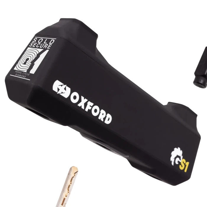 Oxford Grinder S1 Sold Secure Dimond High Security Motorcycle Bike Long U-Lock