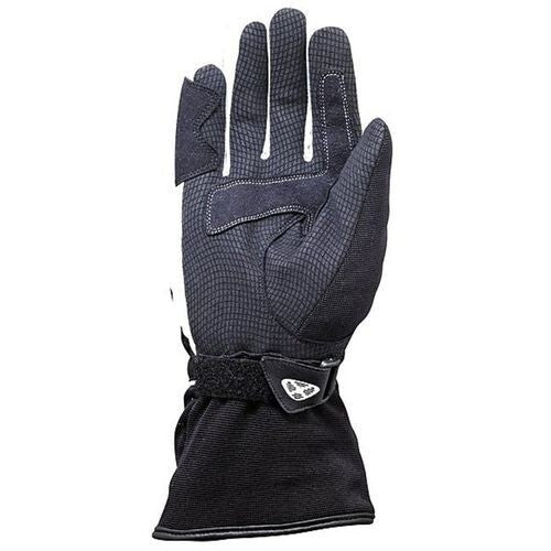 Ixon Ladies Pro Donna HP Waterproof Motorcycle Motorbike Textile Glove Black Wht