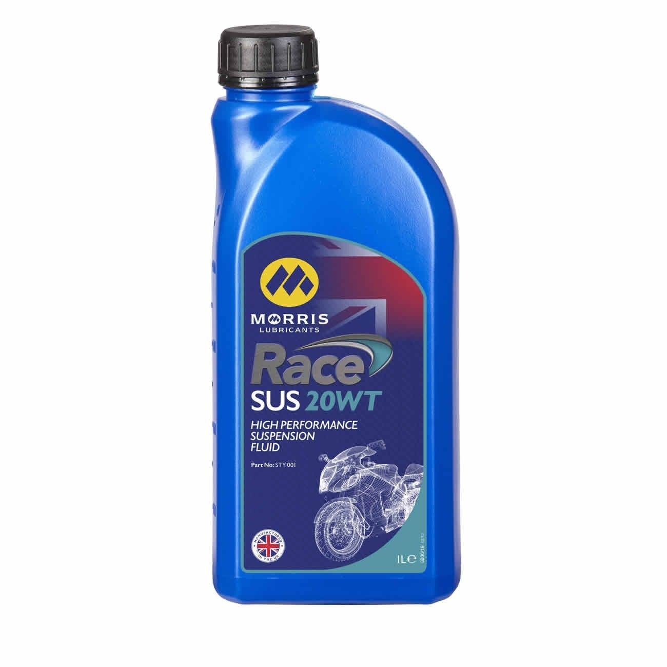 Morris HPX R 20WT High Performance Synthetic Motorcycle Motorbike Fork Oil - 1L