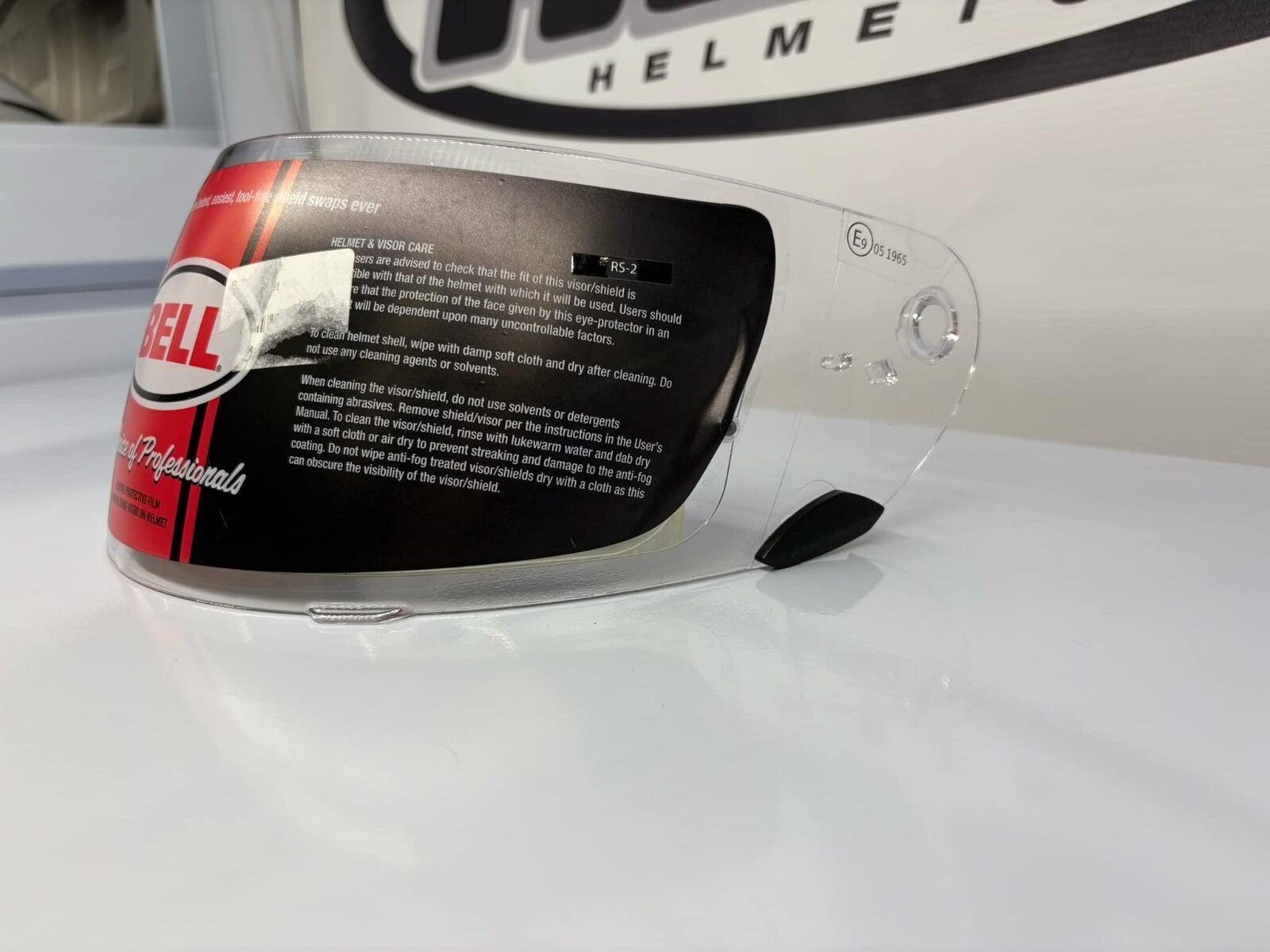 Ex-Display Bell Star / RS-2 Clear Visor With Pinlcok - P157-CS-FS Helmet Visor