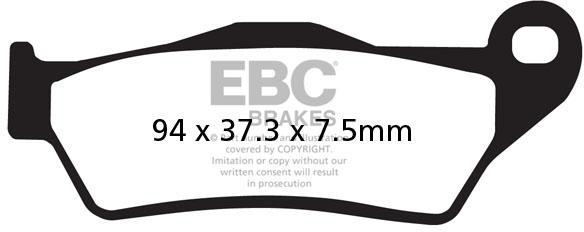 EBC - MX-S 181 - MXS Series Off Road Moto-X Race Sintered Brake Pads