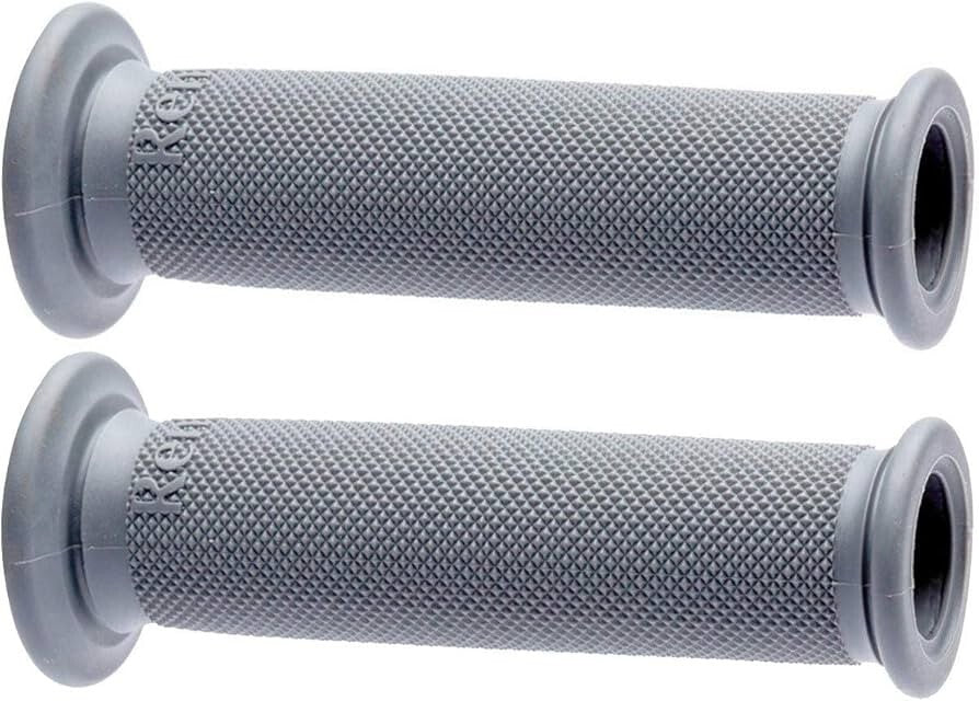 Renthal G147 Motorcycle Motorbike Road Race Grips Short Full Diamond Soft - Grey