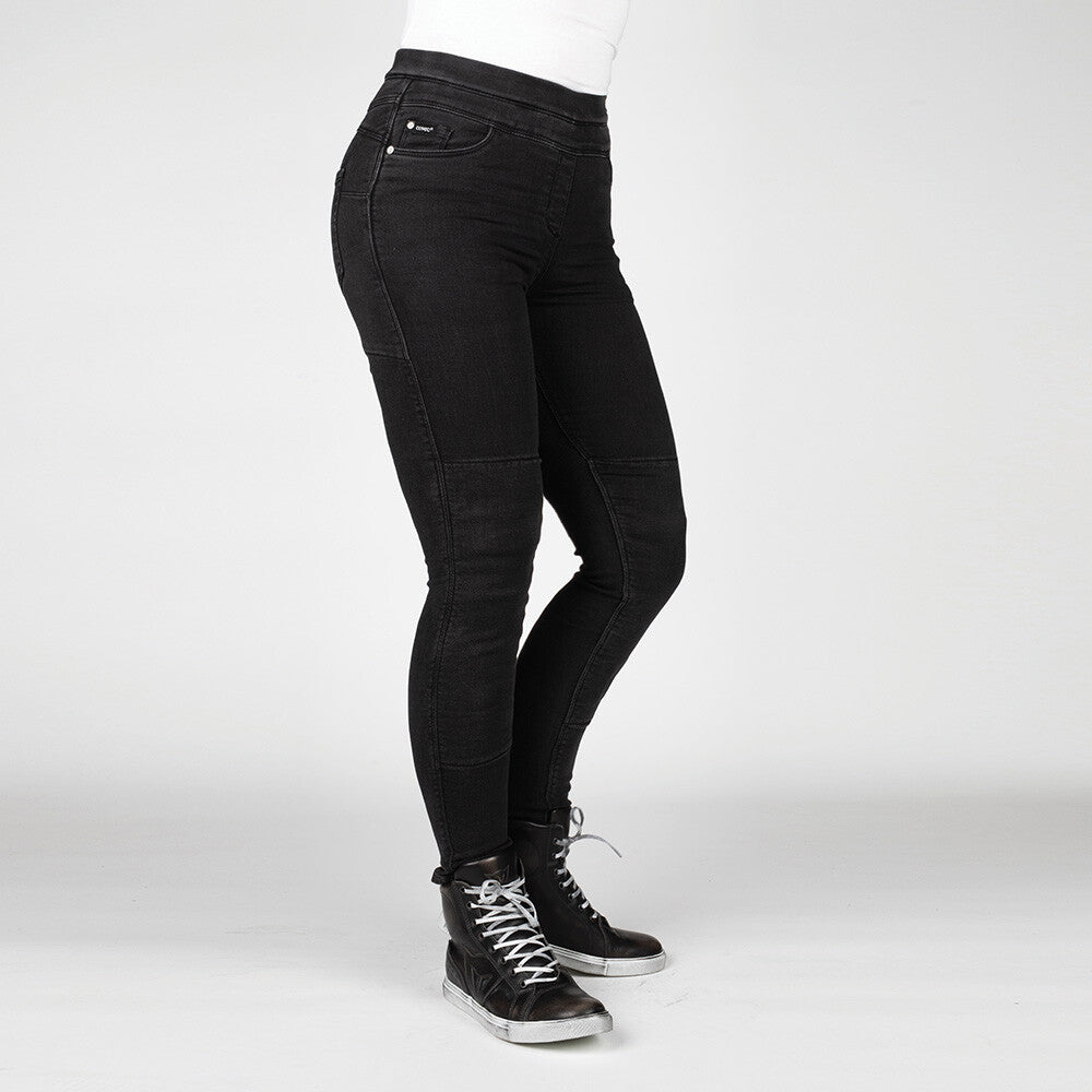 Bull-it Women's Fury II 2 SP45 (A) Black Skinny Motorcycle Motorbike Jeggings