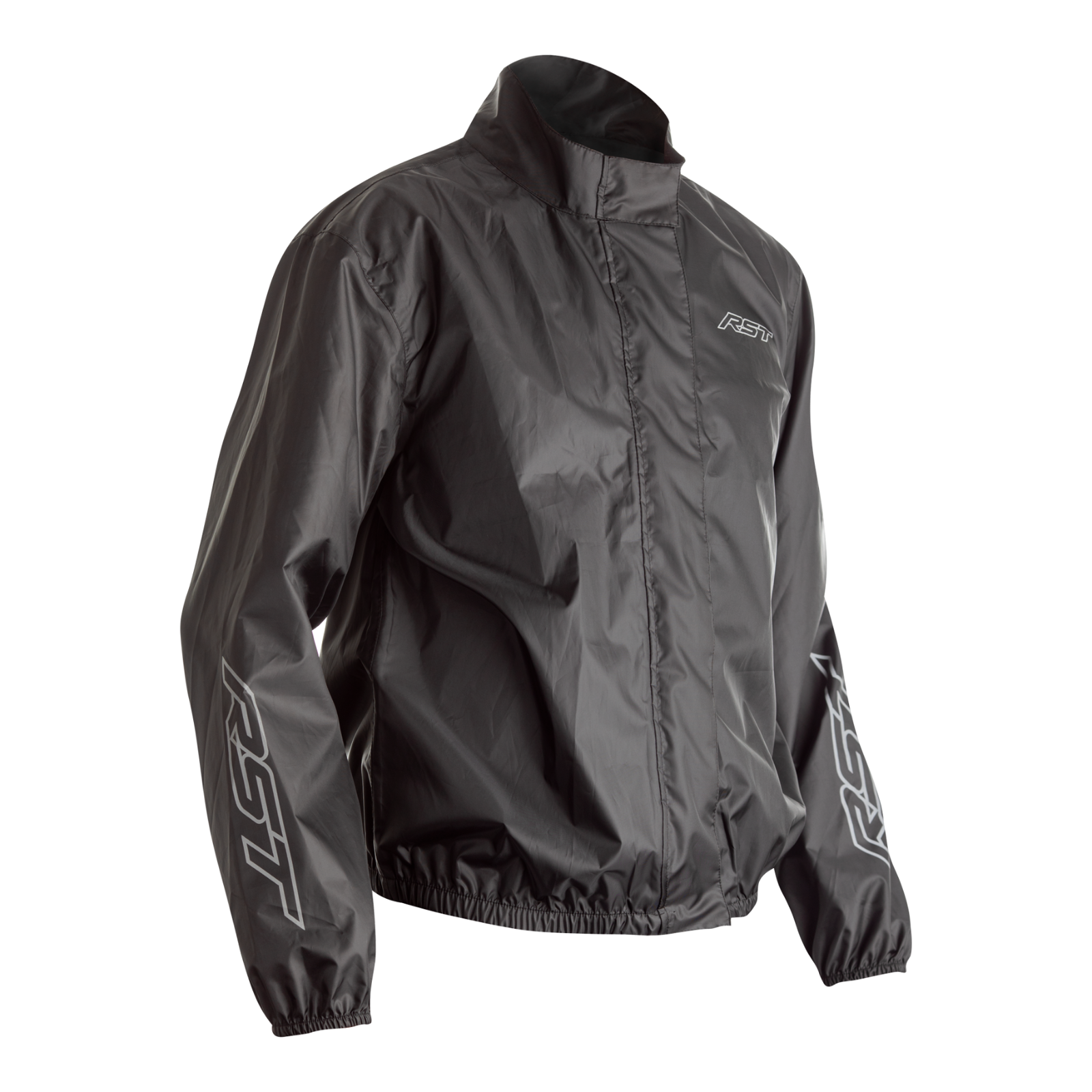 RST Lightweight Waterproof Motorcycle Motorbike Rain Over Jacket Black