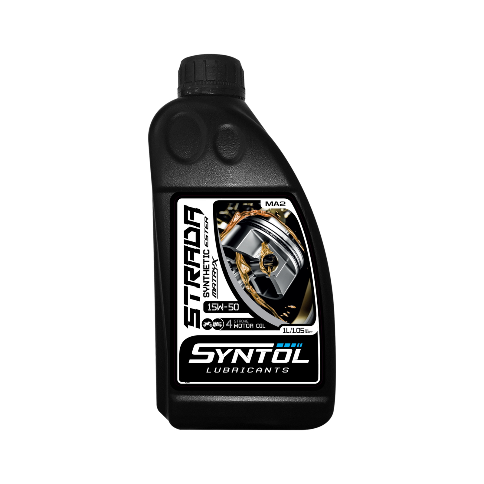 Syntol Strada 4T 15W-50 Semi Synthetic Oil 1 Litre