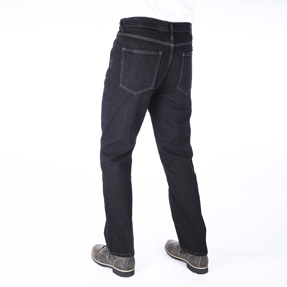 Oxford Original Approved AA Rated Motorcycle Motorbike Jeans Regular Leg - Black