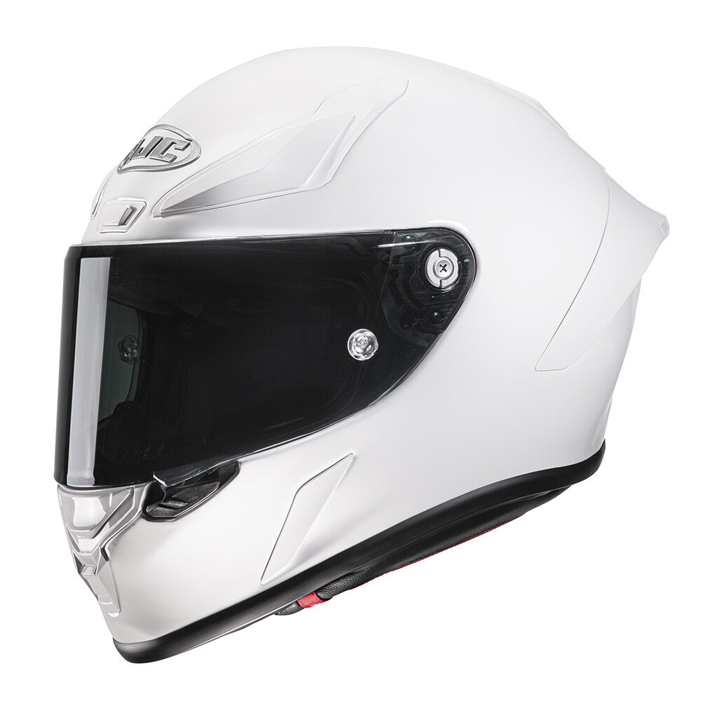 HJC RPHA 1 Light Weight Race FIM ACU Motorcycle Motorbike Helmet - Gloss White