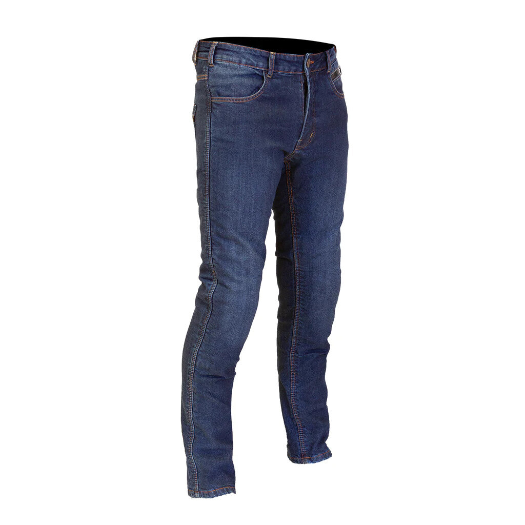 Route One Mason Waterproof Armoured Motorcycle Motorbike Jeans - Dark Blue