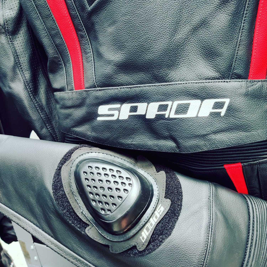 Spada Race School Ladies Leather 2 Piece Motorcycle Motorbike Sports Race Suit