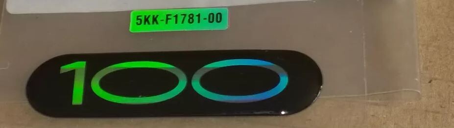 Genuine Yamaha MBK Ovetto 100 Chromaflair Reflective Decal Sticker, 5KK-F1781-00