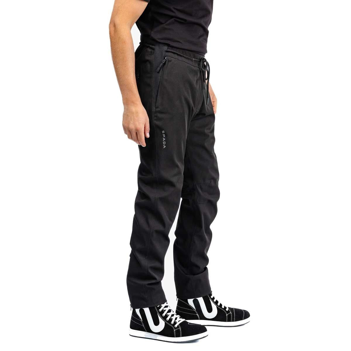 Spada Dash Stealth Black CE Casual Style Motorcycle Motorbike Trousers