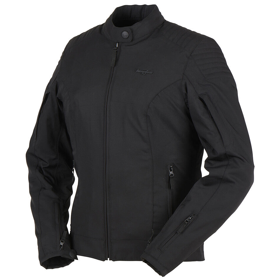 Furygan Ladies Classic All Seasons Motorcycle Textile Jacket Jody - Black