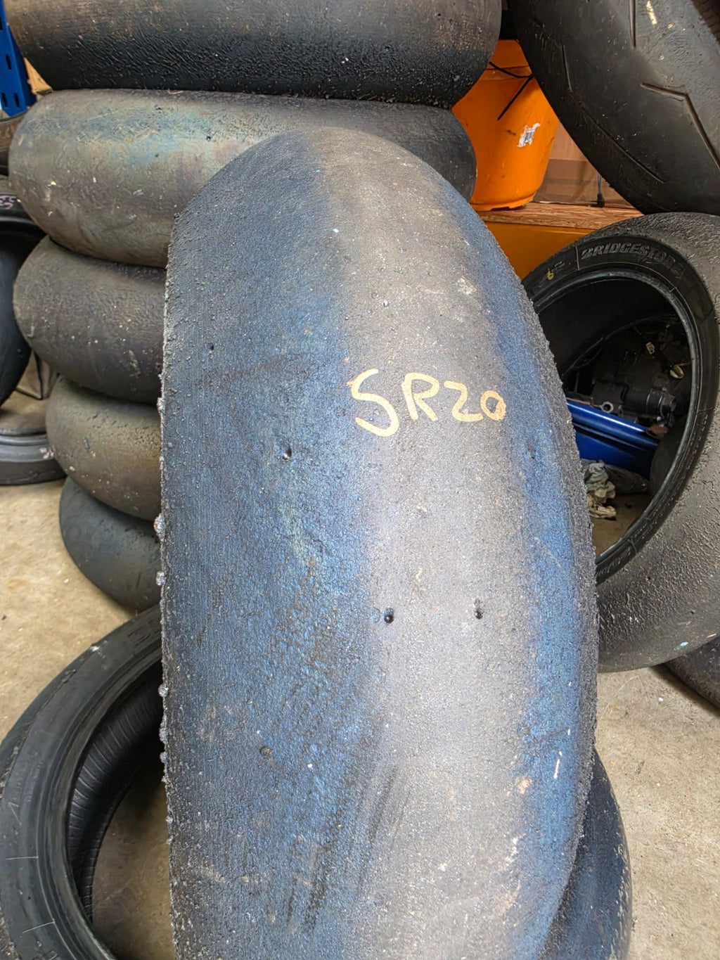 Pirelli Diablo Superbike SC0 190/60-17 Used BSB Scrub Motorcycle Tyre - SR20