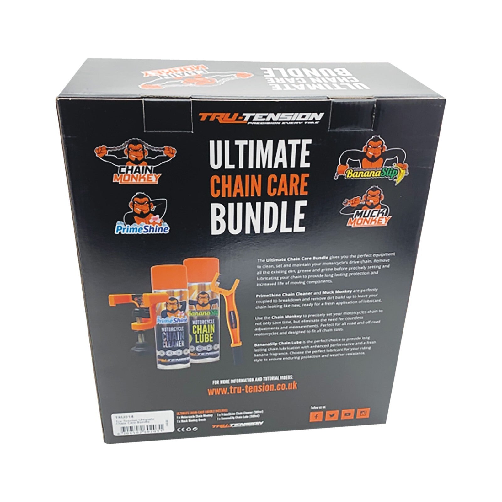 Tru Tension Ultimate Motorcycle Motorbike Chain Care Bundle Ideal Gift