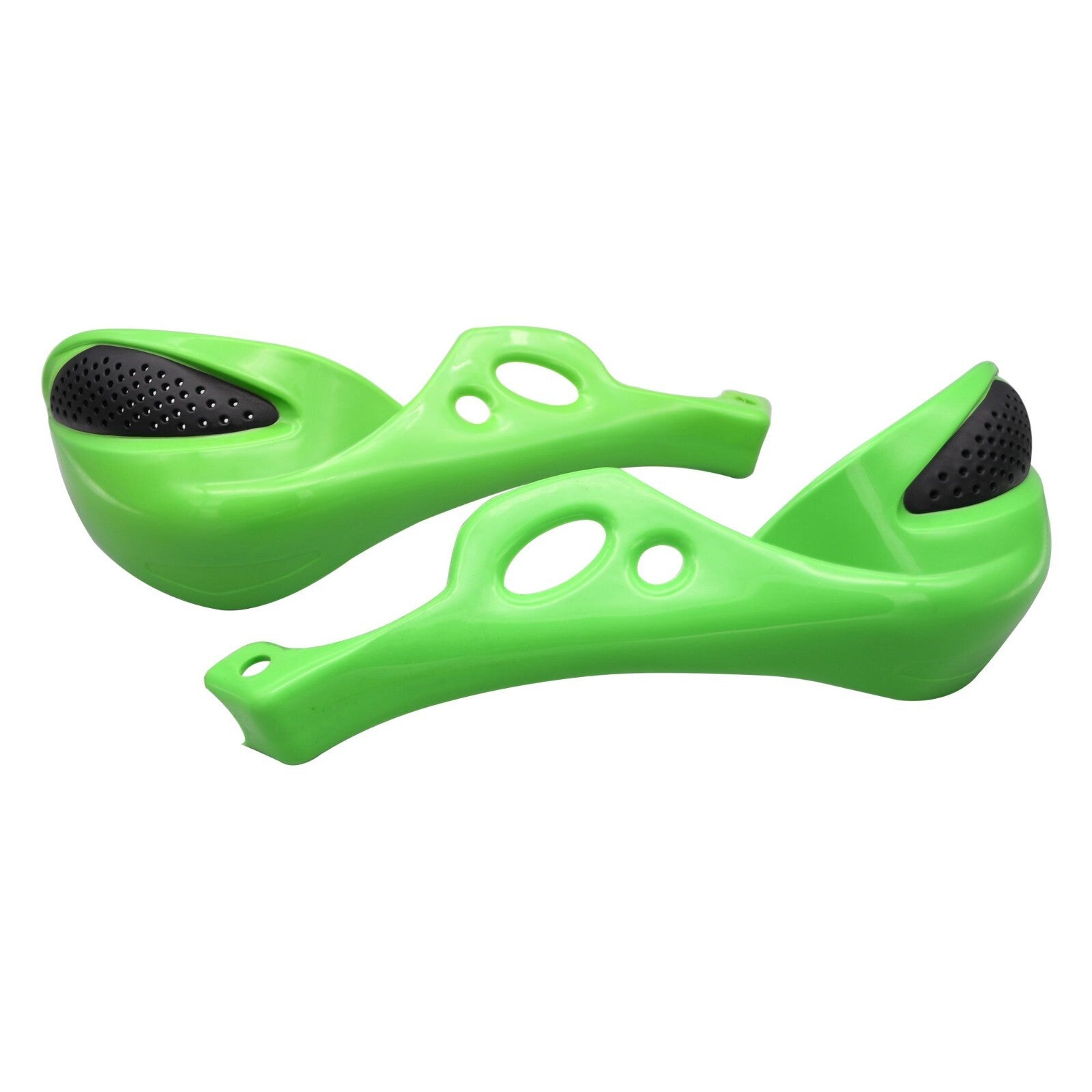 Bike It Universal GP-PRO Rally Vented Handguards - Green (Fitting kit Included)