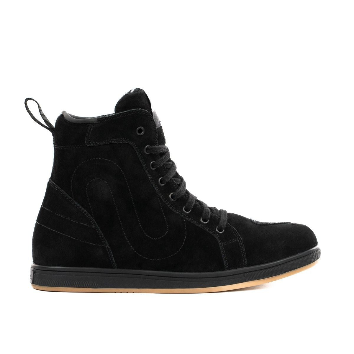 Spada Strider S CE Waterproof Motorcycle Motorbike Hi Top Trainers Stealth Black