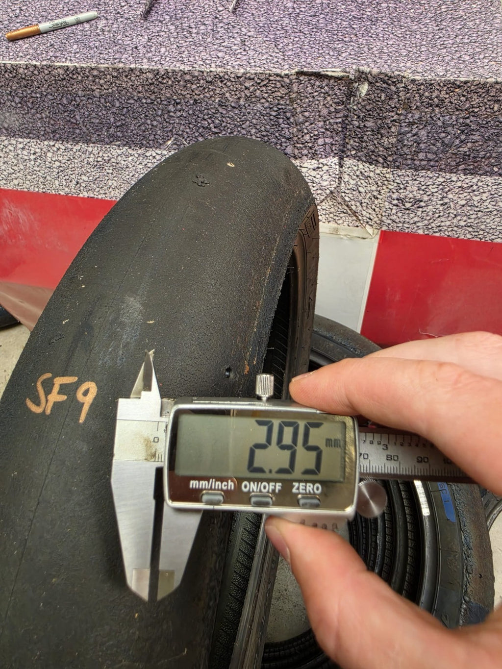 Pirelli Diablo Superbike SC2 125/70-17 Used BSB Scrub Motorcycle Tyre - SF9