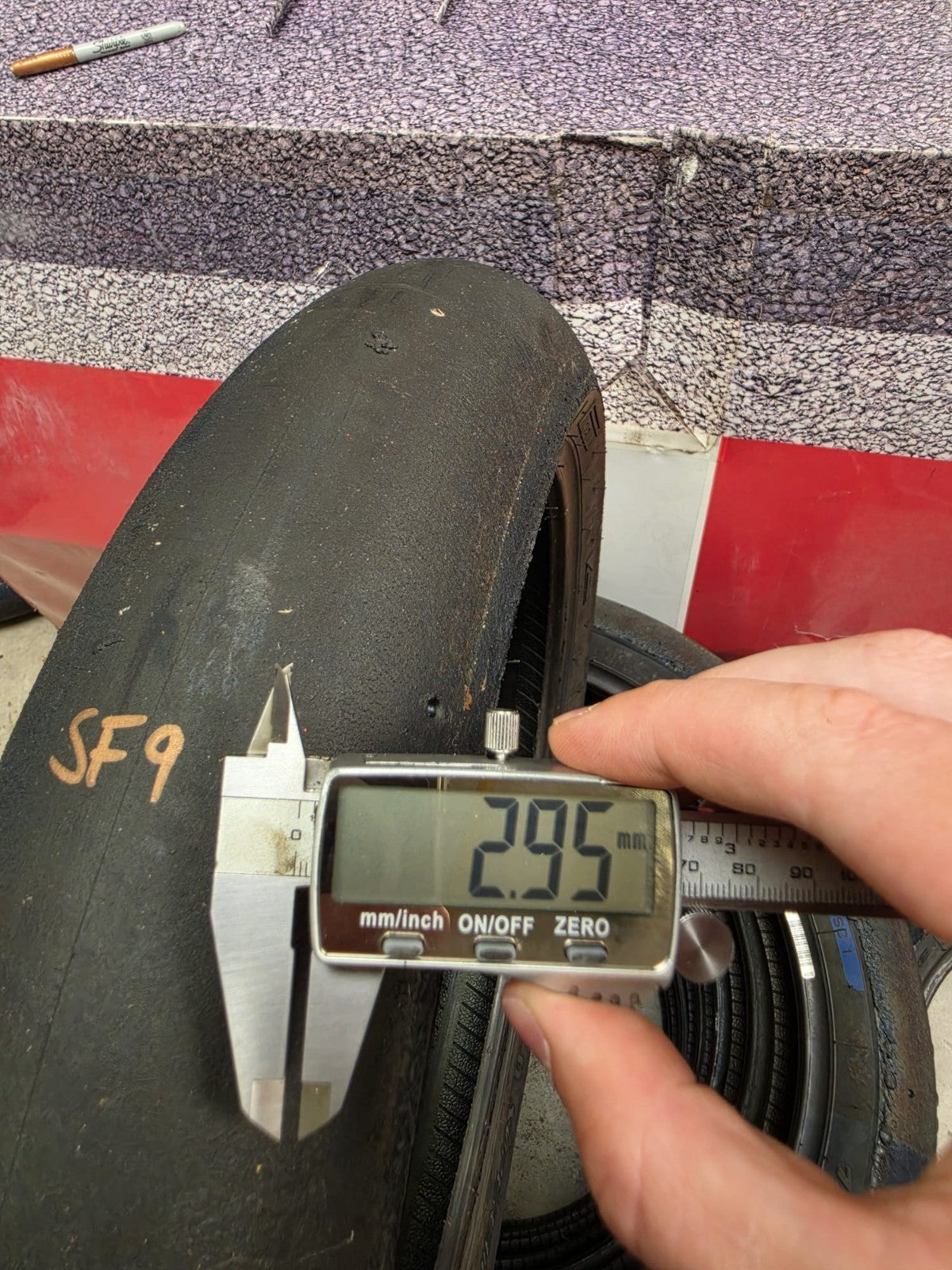 Pirelli Diablo Superbike SC2 125/70-17 Used BSB Scrub Motorcycle Tyre - SF9