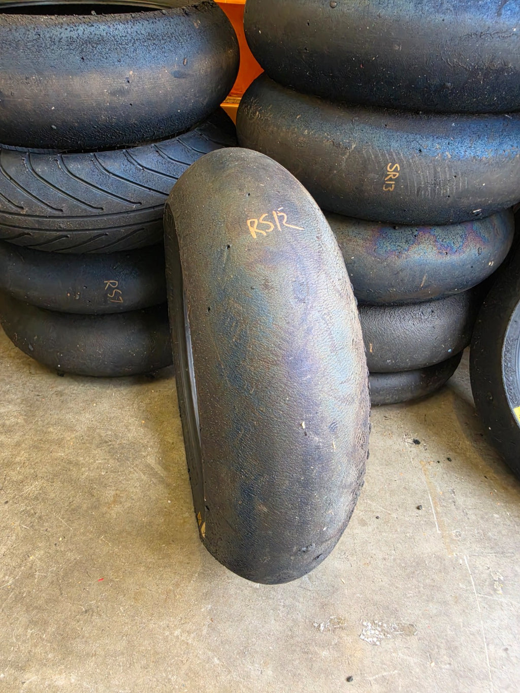 Pirelli Diablo Superbike SC0 200/65-17 Used BSB Scrub Motorcycle Tyre - RS12
