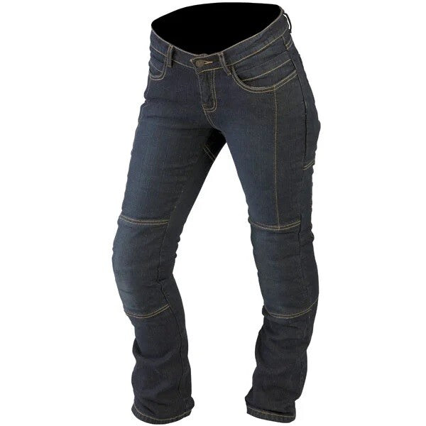 ARMR Moto Ladies L279 Aramid Fibre Lined Motorcycle Motorbike Jeans - Blue