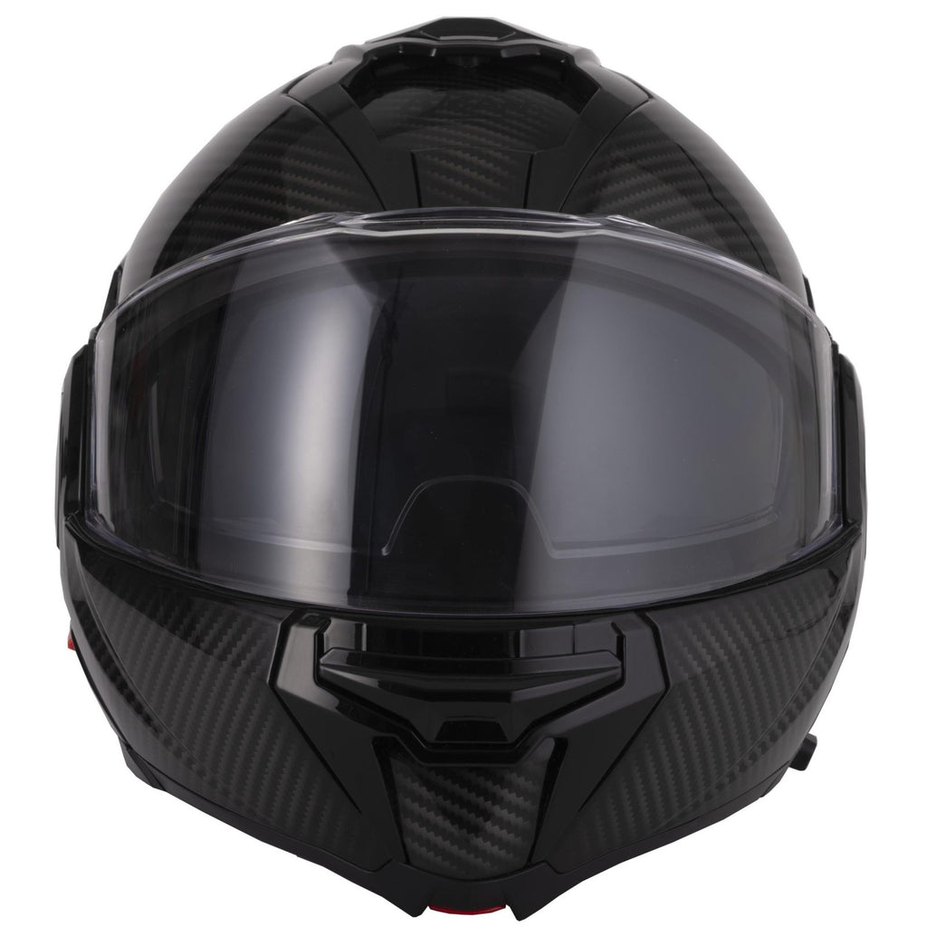 Vcan H299 Apache FCW Carbon Look Reverse Flip Over Motorcycle Motorbike Helmet