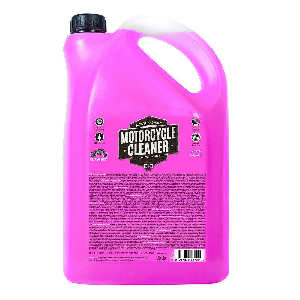 Muc-Off Motorcycle Motorbike Nano Tech Biodegradable Cleaner 5 Litre